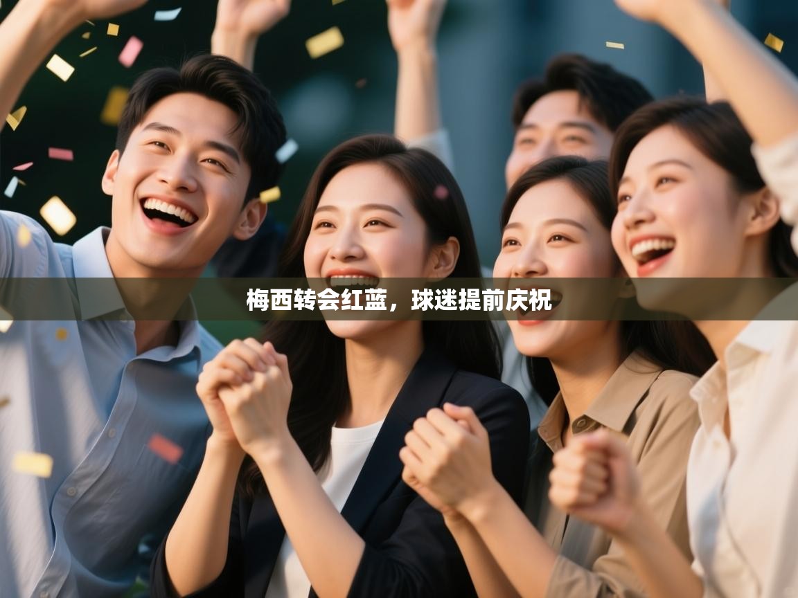 梅西转会红蓝，球迷提前庆祝